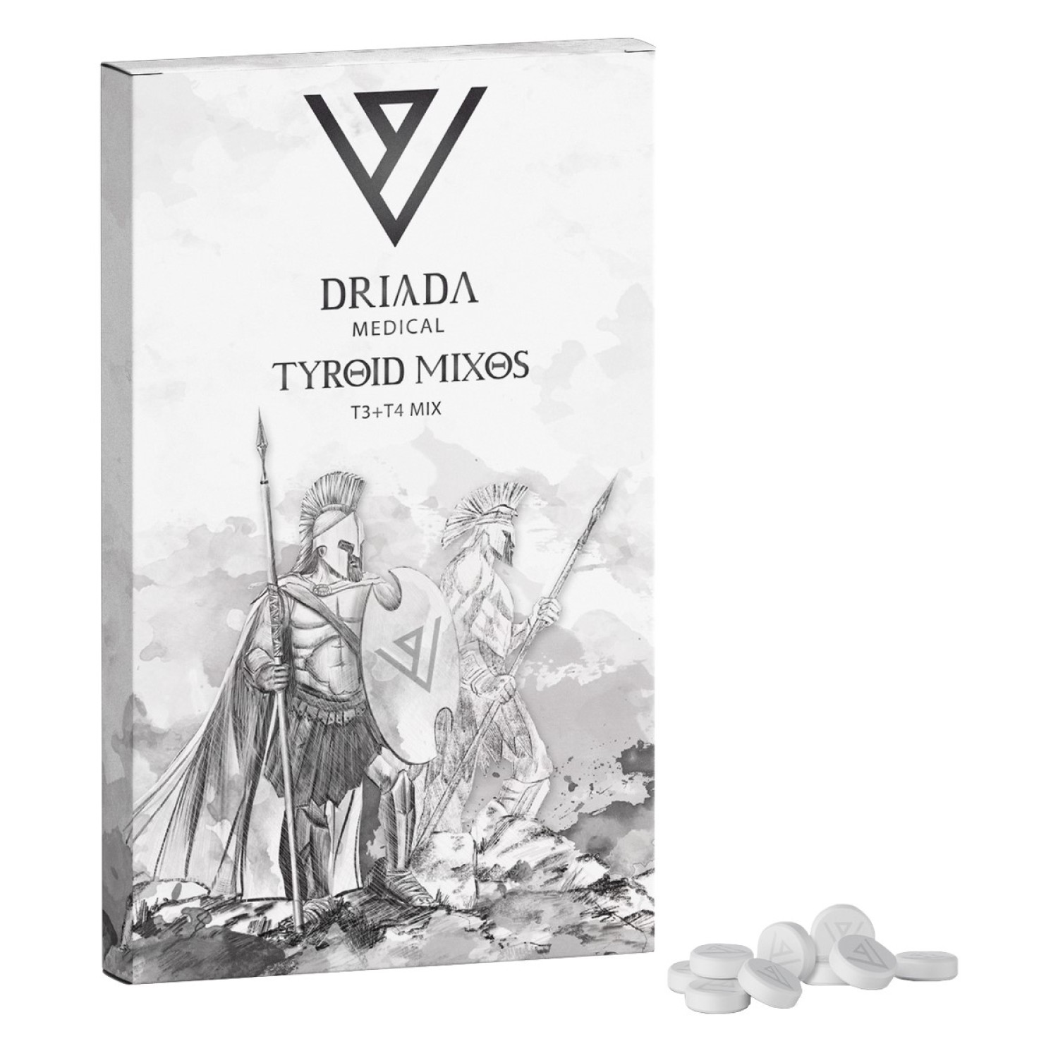 Tyroid Mixos	10 mg + 62.5 mg (T3+T4)